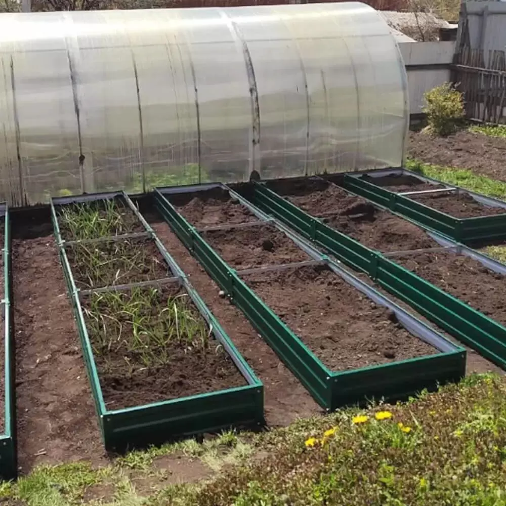 Зеленая усиленная грядка (0,6 х 2)