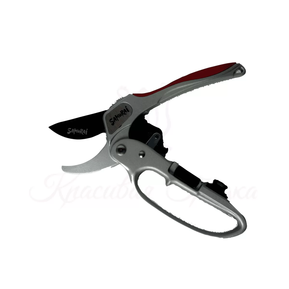 Садовый секатор с храповым механизмом , L=205мм	