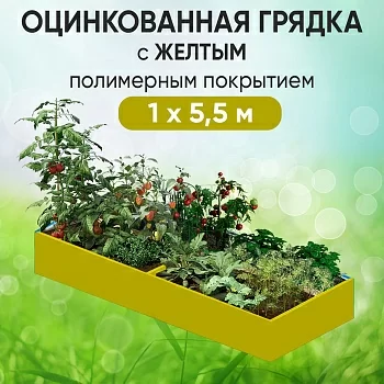 Грядка желтая (1 х 5,5)